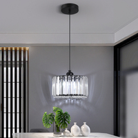 Lustre circulaire en cristal de style allemand pour salon, chambre à coucher, restaurant