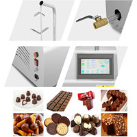 Offre Spéciale petit équipement de table de fonte de chocolat de 30kg 5 kg vibrent la machine d'humeur de chocolat de revêtement de Table