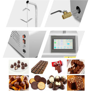 Hot Sale 30kg Tischplatte Kleine Schokoladen schmelz ausrüstung 5 kg Vibrations tisch beschichtung Schokoladen temperatur maschine - Product Image 6