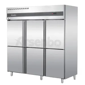 Stainless steel 6 door deep freezer refrigerator,fridge refrigerator with good quality