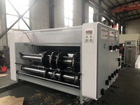Offre Spéciale Prix Bas Boîte à Pizza en Carton Chaîne Type Flexo Imprimante Slotter Machine À Découper machine/carton faisant la Machine