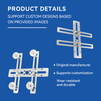Support de fixation en aluminium pour ventouse de robot industriel, plaque angulaire, cadre de montage