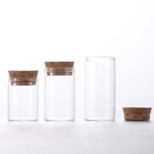 Bouteilles en verre miniatures de 5 ml, 8 ml, 10 ml, 15 ml, 20 ml avec bouchons en liège pour mariage, fête d'anniversaire, pots en verre - Product Image 5