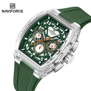 Montre-bracelet de luxe pour homme NF6118 Sport Alloy Casual Quartz Chronographe, cadran à aiguilles, étanche 5 ATM - Product Image 1