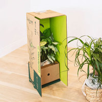 Boîte d'expédition ondulée d'emballage de transport de livraison de plantes vivantes OEM ODM pour plantes