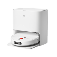 Robot Pembersih Lantai Basah Kering Tanpa Air 2 Putih 5000Pa Navigasi Laser LDS untuk Penyedot Debu Pintar Rumah Tangga