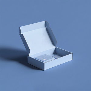 Scatole Postali in Cartone Ondulato 100% Riciclabile con Logo Personalizzato Nero Opaco Misure Piccole e Grandi <span class=keywords><strong>per</strong></span> Spedizioni e Imballaggi Regalo - Product Image 2