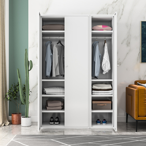 <span class=keywords><strong>Garde</strong></span>-robe Moderne armoire de la Chambre principale simple porte <span class=keywords><strong>en</strong></span> Acier Chambre armoire de rangement armoire - Product Image 6
