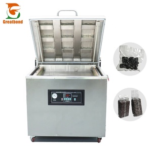 Machine d'emballage sous vide verticale électrique grande taille DZ700/800 personnalisée en usine pour snacks, saucisses, fruits de mer, viande, porc, poisson - Product Image 1