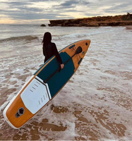 Planche à pagaie gonflable extérieure portable pour le surf, la dérive aquatique et le ski, accessoire de planche à pagaie debout