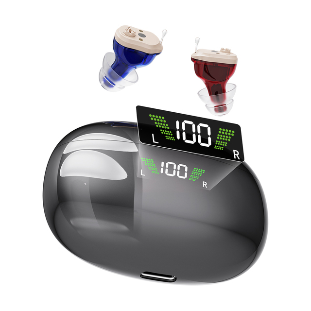 Mini Cic Hearing Aid Manufacturer Invisible Hearing Aid Amplifier Hearing Aid Rechargeable for Senior OTC Audifonos Para Sordos