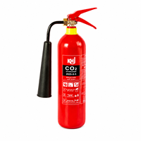 Extincteur au dioxyde de carbone (CO2) personnalisable KHI de 4,5 kg (rouge), conforme aux normes EN3.