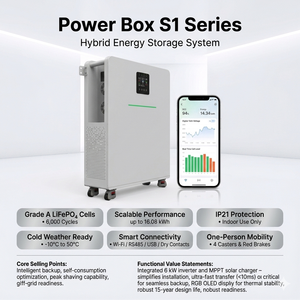 Sistema de Baterías para el Hogar Fuera de la Red de 16KWH <span class=keywords><strong>6KW</strong></span>, Ecológico y de Ahorro de Energía, que Reduce las Gastos de Electricidad en Europa - Product Image 1
