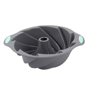 Set di Stampi in Silicone Grigio Scuro Multi-Stile, 10 Misure, Antiaderenti e Resistenti al Calore per Torte, Pane, Ciambelle e Muffin, per Forno da Cucina - Product Image 1