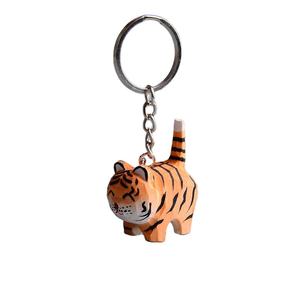 Promotion Gifts Customized Wholesale Small Pets or Cartoon Patterns Wooden Keychain