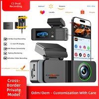 C2 Caméra embarquée 4K Ultra-HD brevetée transfrontalière à modèle exclusif, enregistrement avant et arrière, surveillance de stationnement, image de recul, Wi-Fi 5G