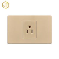 Prise murale standard américaine 16A 250V Max pour la maison et le bureau, interrupteur électrique en matériau PC pour prises
