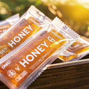 Tùy Chỉnh Túi Mật Ong Nhiệt Trở Lại Con Dấu Niêm Phong Mật Ong Gói Xé Miếng Nhỏ Nhựa Bao Bì Chất Lỏng Túi Hoàng Gia Mật Ong Túi - Product Image 4