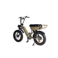 Vélo électrique urbain 48V 20Ah 500W/750W à suspension intégrale, vélo électrique de type cruiser pour femmes, pneus larges, moto électrique, Elektrische Fietsen