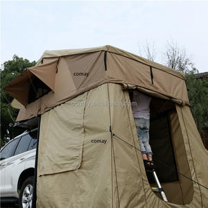 Toldo para acampar al aire libre de fábrica, tienda de campaña de techo de carcasa blanda, cama de techo de coche de lujo, cama plegable para SUV, escalera gratis para coche - Product Image 4