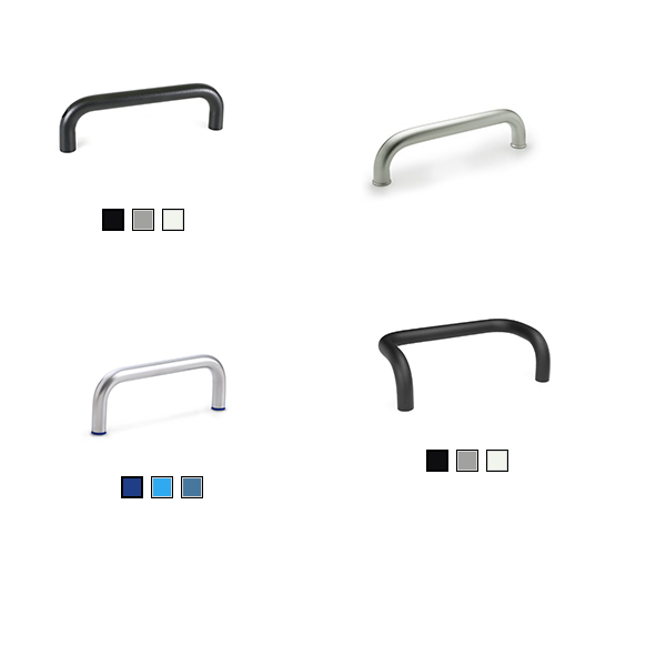 U-Shaped Cabinet Handle (Installed From the Operator's Side), Made of Steel, Stainless Steel, Aluminum.