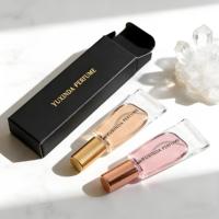 Flacon de parfum en gros vide 10 ml Flacon de parfum carré transparent Mini flacon de parfum avec couvercle