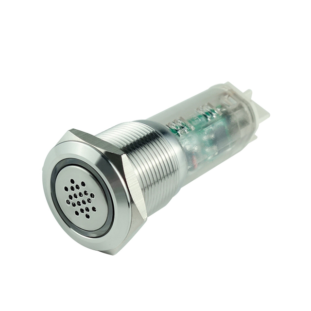 19mm Metal Buzzer 220v 24v 12Vloud Flash Intermittent Sound Waterproof Explosion-proof Buzzer
