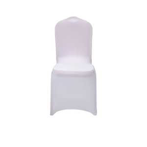 Couverture de <span class=keywords><strong>chaise</strong></span> de mariage <span class=keywords><strong>blanche</strong></span>, couverture de <span class=keywords><strong>chaise</strong></span> de banquet teint uni élastique pour <span class=keywords><strong>chaise</strong></span> en plastique - Product Image 1