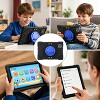 Tablette Octa Core 10,1 pouces à Prix de Gros, MTK6763, Android 14, 12+512 Go, SIM, 6000 mAh, Étui en Silicone Antichoc, Usage Professionnel, 5MP+13MP