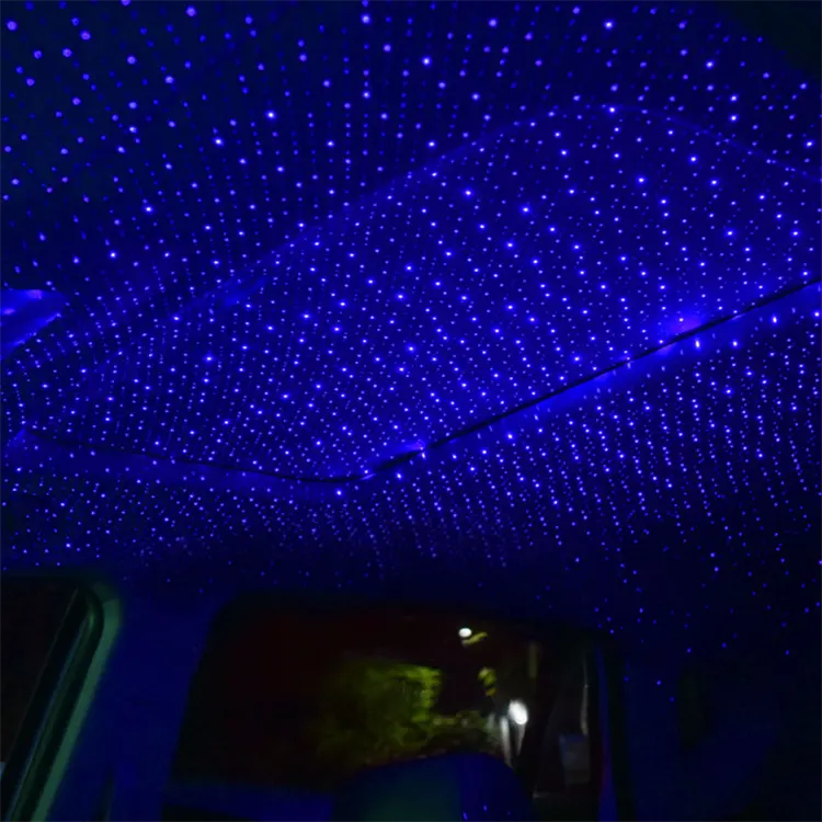 Lâmpada led com usb, céu estrelado, acessórios para projetor, decoração de interior automotivo, para teto superior, estrela, venda a venda quente, 2022