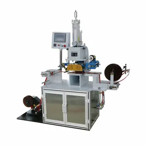 ZY-819SD Automatic ribbon pneumatic hot foil stamping machine heat transfer press machine for sale