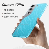 ZNNXECC Camon 40Pro 2025 Sekiz Çekirdekli LTE Android Cep Telefonu 6.6" LCD Ekran 90Hz Çift SIM Kart 4+64GB Hızlı Şarj İspanyolca