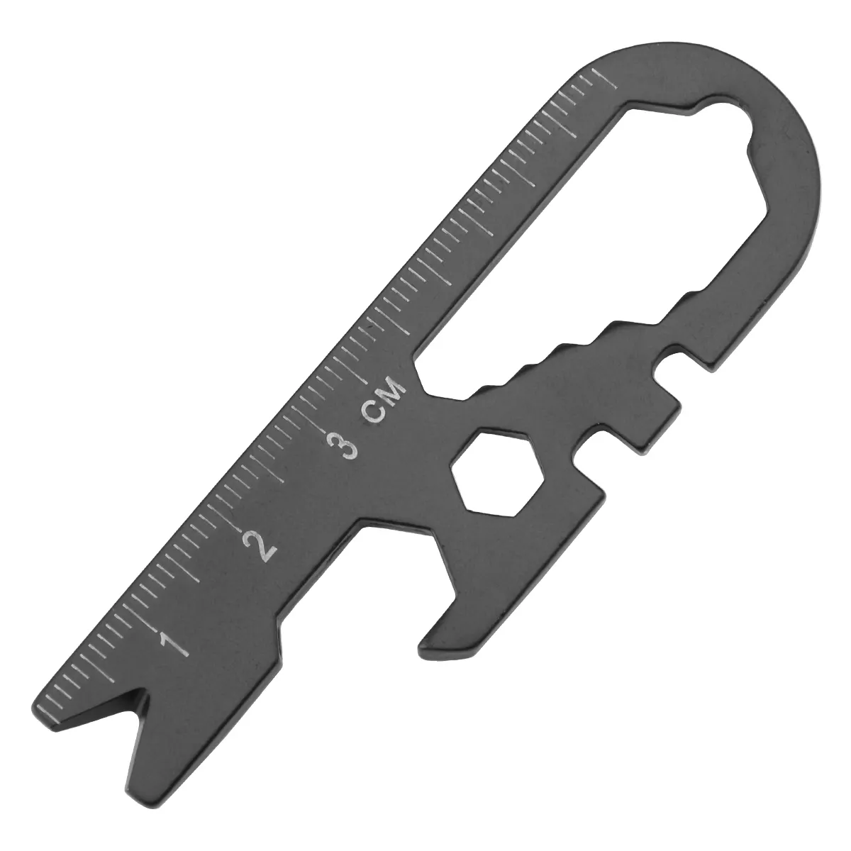CT-8054 Kleine Edc Tools Survival Combinatie Handvat Gereedschapskaart Sleutelhanger Flesopener Set