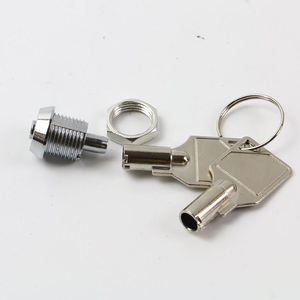 Miniature Zinc Alloy Spring Tubular Push <strong>Lock</strong> Cabinet Cam Plunger <strong>Lock</strong> for Enclosing iPad ATM Game Machines in Showcase <strong>Displays</strong> - Product Image 5