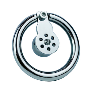FRRK Boule métallique solide <span class=keywords><strong>Cage</strong></span> <span class=keywords><strong>de</strong></span> <span class=keywords><strong>chasteté</strong></span> inversée en métal pour hommes Anneaux <span class=keywords><strong>de</strong></span> pénis négatifs en acier inoxydable BDSM Adultes Sissy <span class=keywords><strong>Couple</strong></span> Sex Toy - Product Image 3