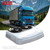 Climatiseur compact à double ventilateur sur le toit 24V Cab Sleeper Split Type Conditioner for RV TRUCK Camper Vans RV Smaller Size