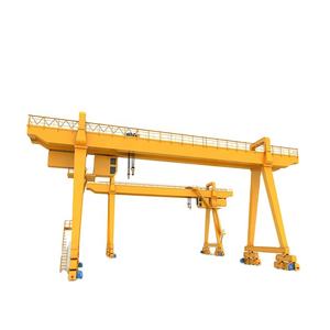 Grue <span class=keywords><strong>portique</strong></span> à double poutre robuste 50T pour usage <span class=keywords><strong>extérieur</strong></span> avec treuil de levage - Product Image 1