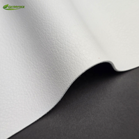 Cuir PU grainé litchi écologique et imperméable sur mesure pour empeigne de baskets avec texture galet OEM