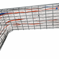 Panier en treillis métallique en acier inoxydable SS316 pour la pose de câbles industriels dans les environnements côtiers et chimiques