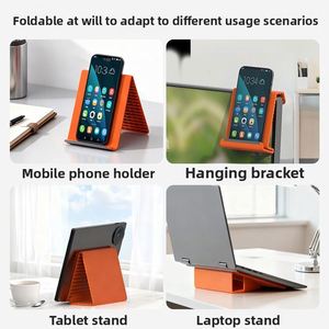 Mobile Phone <b>Tablet</b> Laptop <b>Stand</b> Silicone Desktop Creative Flexible Foldable Anti-Shake Deformable Lazy Travel Accessory - Product Image 3