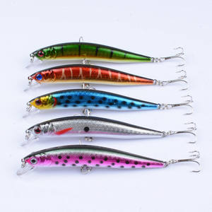 9,7 cm/8,6G Pesca Jerk Minnow Señuelos de Pesca Fundición larga Flotante Minnow Lure Jerk Baits con anzuelo triple - Product Image 2