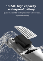 XFY Vente en gros B2B Planche de surf électrique haute vitesse 6000W Jet Board 25KM/H Étanche IP68 Charge 150KG Certifié CE FCC RoHS