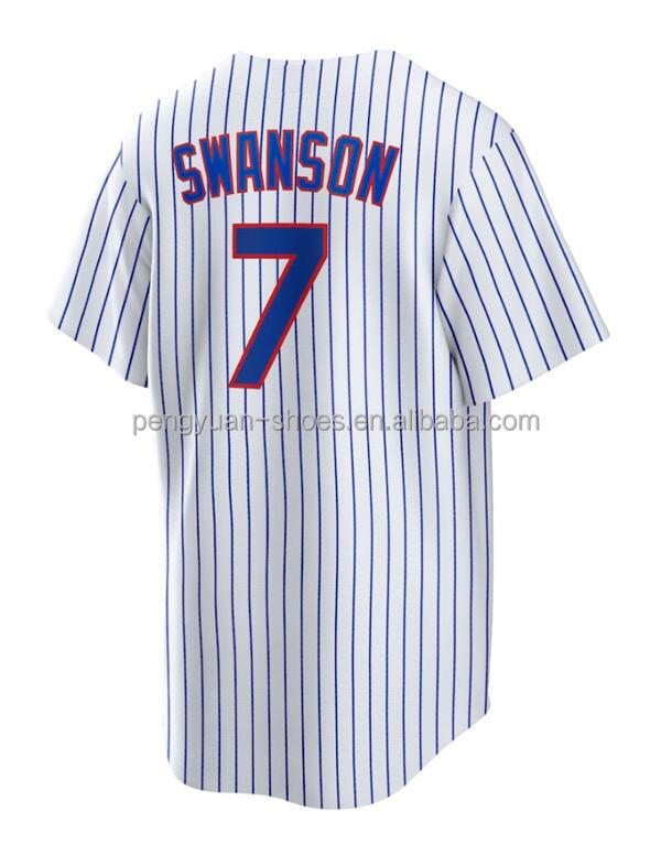 #7 Dansby Swanson Blanc