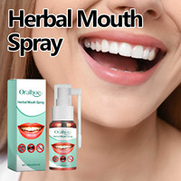 Productos de Cuidado Bucal Hechos en Fábrica, Spray Bucal Herbal Verde/Blanco/Rojo, Aliento Fresco, Repara Encías Hinchadas, Mal Aliento y Sarro