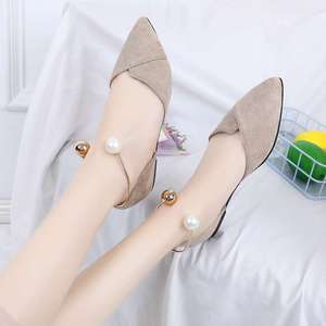 Sandales plates d'été pour femmes à bout pointu, à enfiler, ajourées, avec bouton unique et bride réglable en EVA - Product Image 3