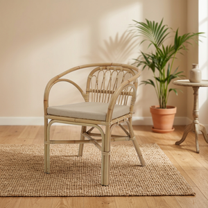 Dolvio Modern Rattan <b>Armchair</b>-Comfortable Stylish Design for Living Room Apartment Hotel Use Handwoven Durable High Quality - Product Image 2