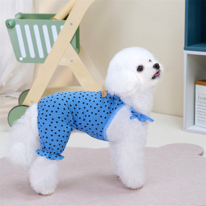 Vêtements pour petits chiens printemps/été Nouveaux produits Fabricant de vêtements pour chiens Vente en gros Fournitures pour animaux de compagnie Nouvelles étoiles Vêtements à quatre pattes - Product Image 5