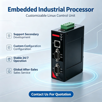 PC Industrial Integrado sin Ventilador, X86, Montaje en Pared/Riel DIN, RS485/CAN/GPIO, Chasis Metálico, 12-24V, para Automatización e IIoT