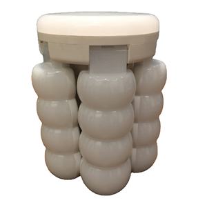 Lámpara de techo Carcasa blanca Almacén Ahorro de energía Sin parpadeo Colgante plegable Bombilla plegable de <span class=keywords><strong>cinco</strong></span> hojas - Product Image 1