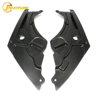 Pour M4/M3 G82/G83 – Cache-phare en fibre de carbone mate pour compartiment moteur, support de garniture de capot, plaque de rétrofit/amélioration